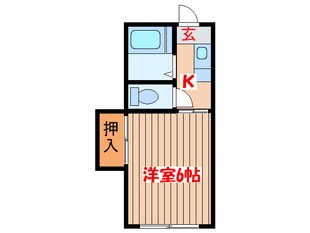 コ－ポヒロセの物件間取画像